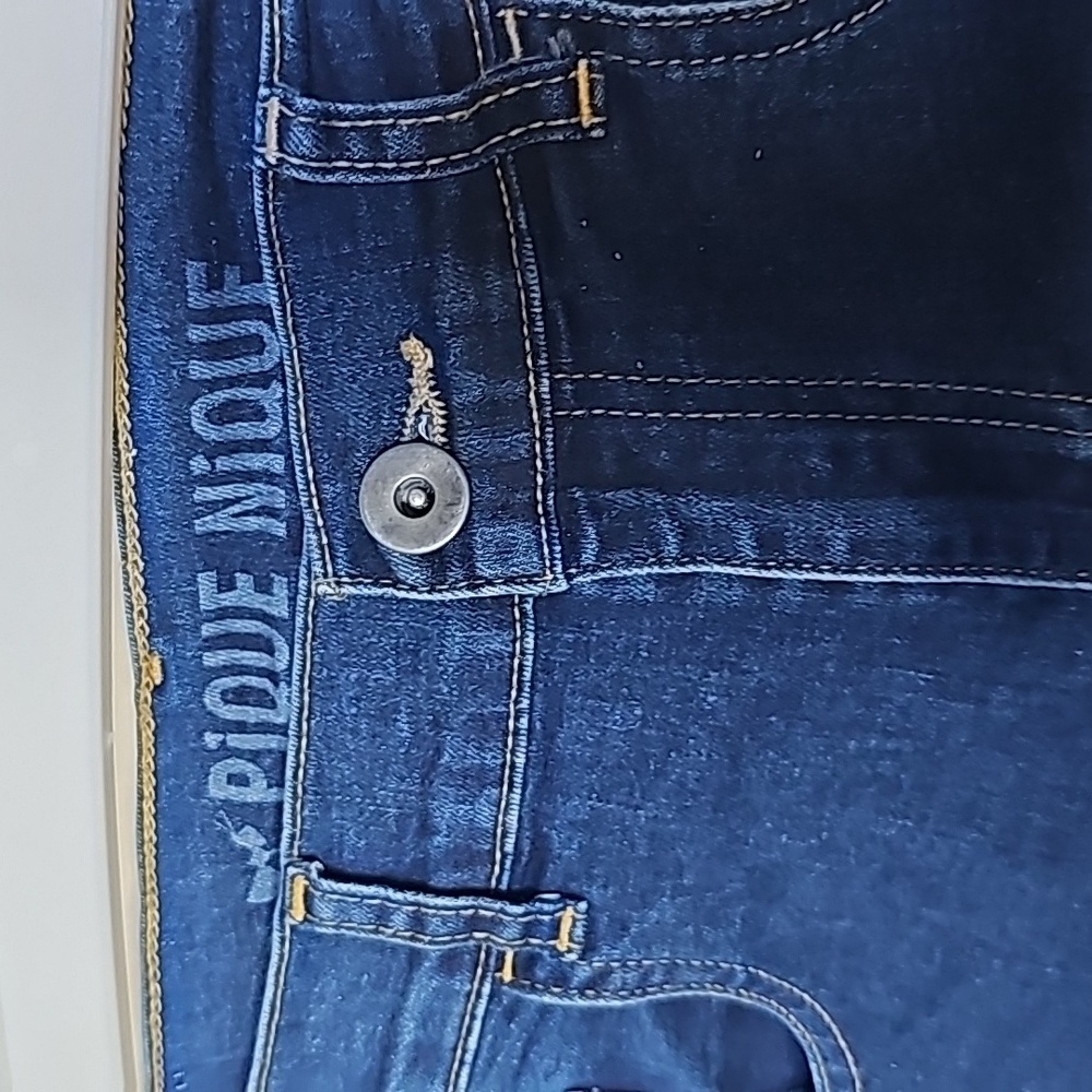 Pique Nique girls straight leg winter warm blue jeans sz 14 - Picture 2 of 7